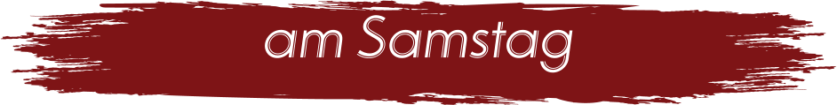 am Samstag